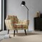 Green Orange Made in America Abstract Woven Pattern Upholstery Fabric by The Yard - SKU: Mayer Citrus